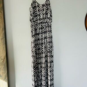 Black and White Maxi Dress